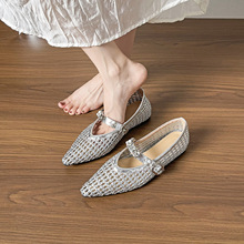 6233-10 ��ɫ�����ߵ�Ь�ļ��¿�С����������֯ƽ��ЬŮ