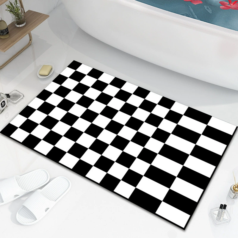 Вход в дом ковер ковер коврик в ванной комнате мягкий диатомовый грязевой абсорбционный коврик в ванной комнате туалет дверной проем ноги нескользящий и быстро высушенный