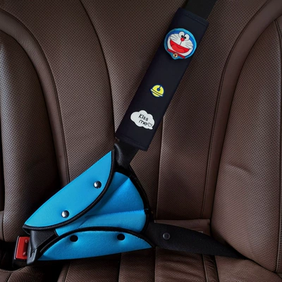 Seat belt shoulder pad – All Seasons - dingdang-blue-four-seasons-universal