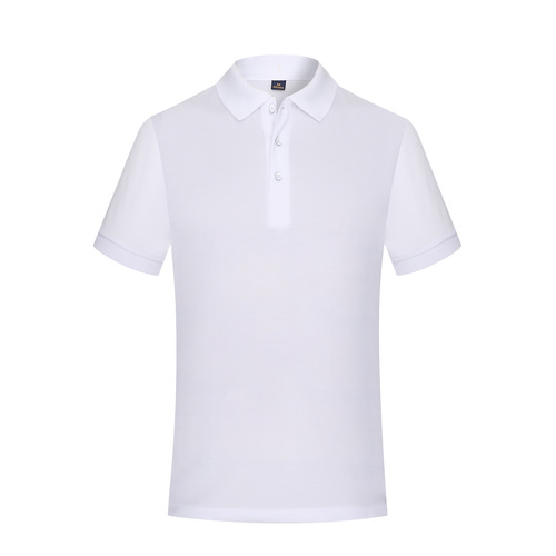 Turn-up collar POLO shirt printed advertising shirt enterprise blank workwear short sleeve embroidery company party event wear DIY