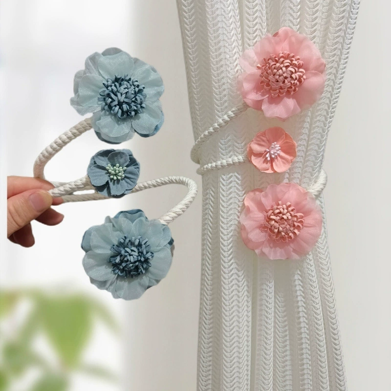 Новые ремни для цветочных занавесок, креативные пряжки для марлевых занавесок, легкие роскошные высококачественные декоративные веревки и зажимы для хранения.