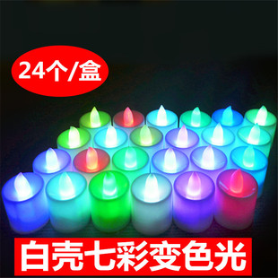 Electronic candle lamp led candle lamp creative wedding birthday wedding candle venue layout props electronic candle
