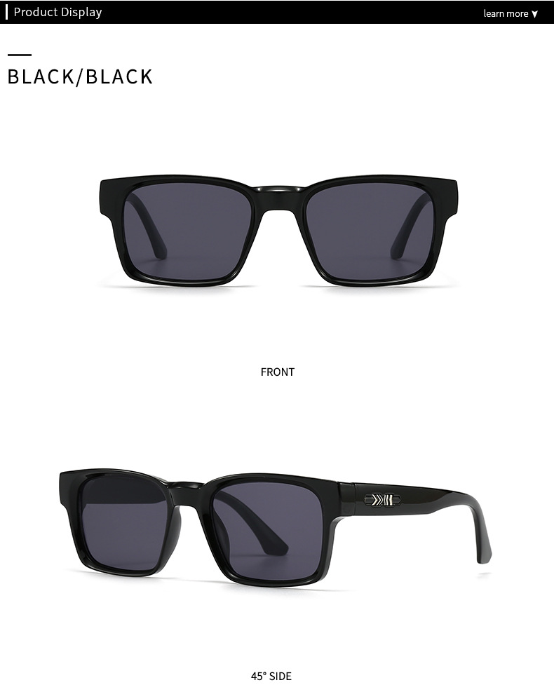 Square Sunglasses For Men Modern Vintage Unisex Eyewear Style_voghion.com