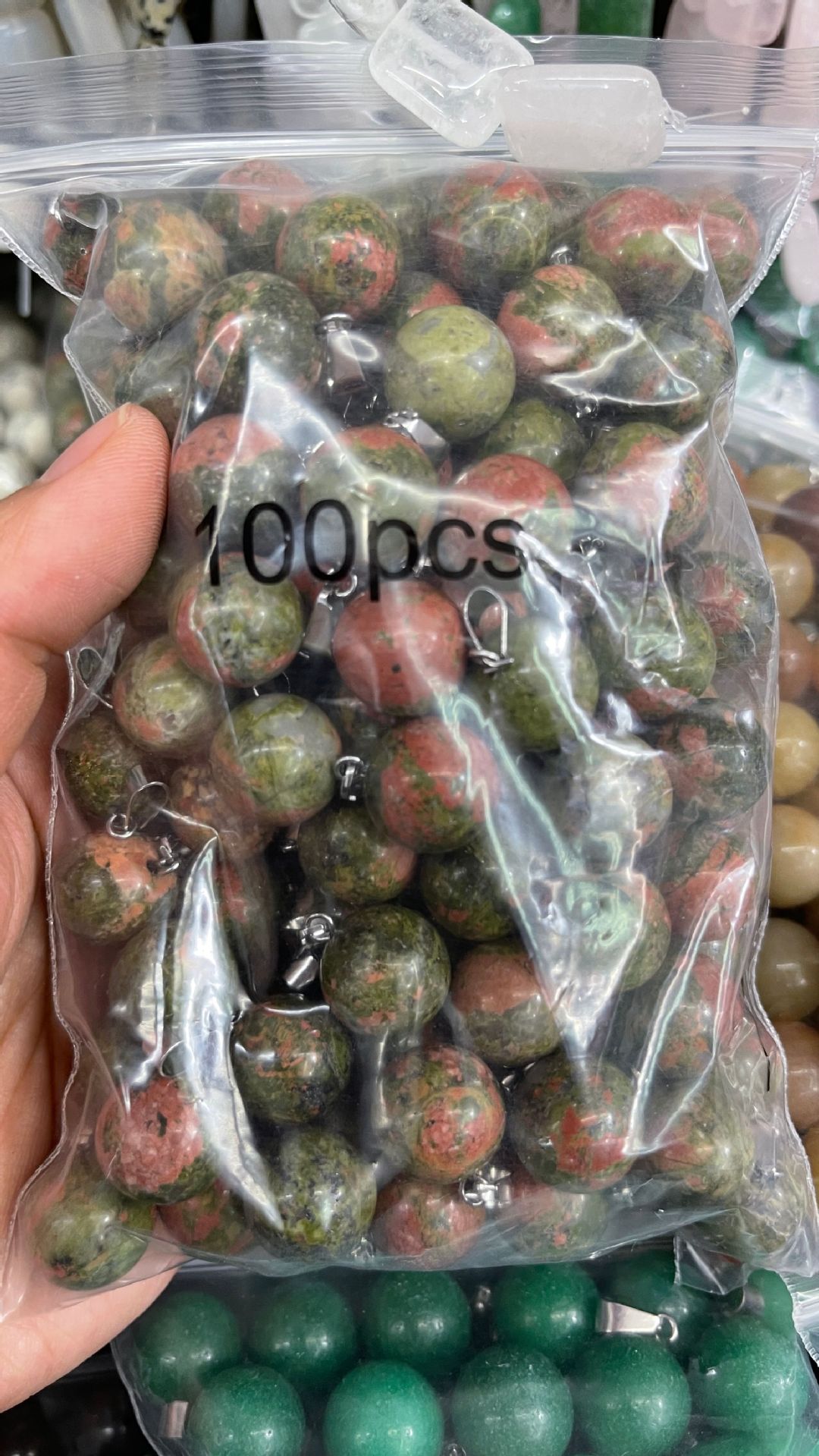 Fashion Ball Crystal Polishing Womenu0027S Pendant Necklace 1 Piece