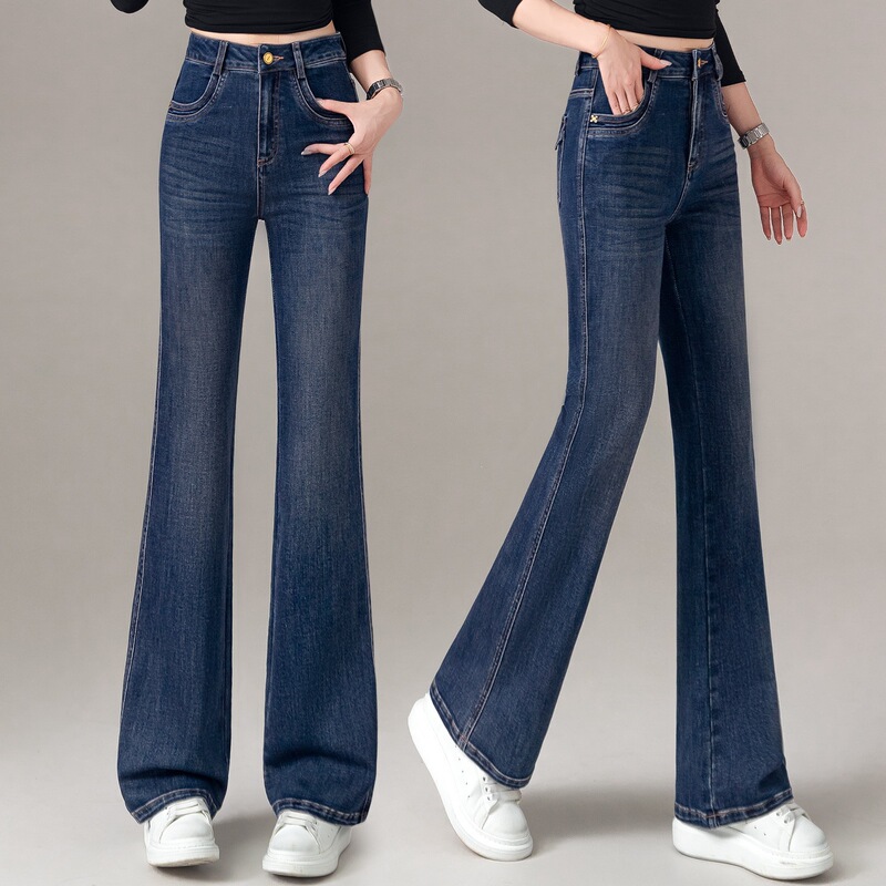 Guangzhou Xintang Jeans Official Flagship Store Women's Pants 2026 New Style Popular Spring and Autumn Flared Pants Guangzhou Xintang Jeans Official Flagship Store Women's Pants 2026 New Style Popular Spring and Autumn Flared Pants