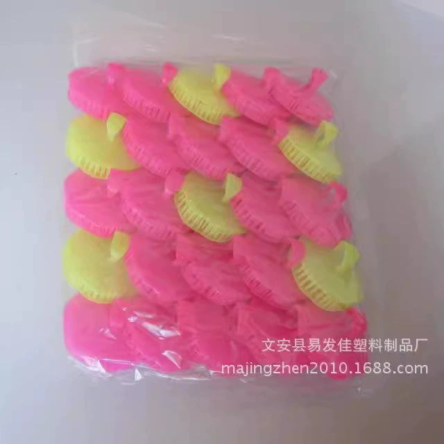 Кисть для волос Flower Hair Bath Brush, PE, диаметр 7.5 см, одноцветная или набор на 50 шт
