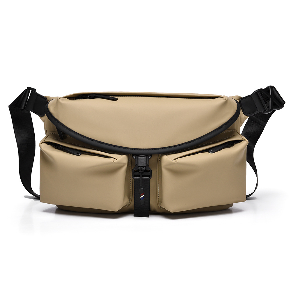 Fashionable Men's Chest Bag Large Capacity Versatile Shoulder Bag_voghion.com