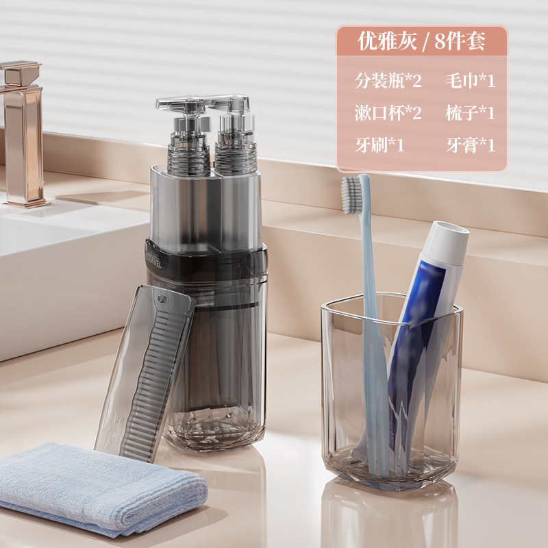 Set de Artículos de Aseo Portátiles ETRAVEL, Botella Dispensadora para Viajes de Negocios, Regalo de Artículos de Baño