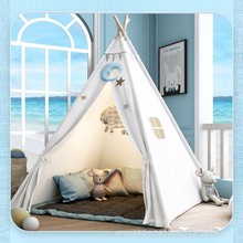 跨境儿童床上帐篷室内宝宝秘密基地男孩女孩游戏屋可睡觉女孩城堡