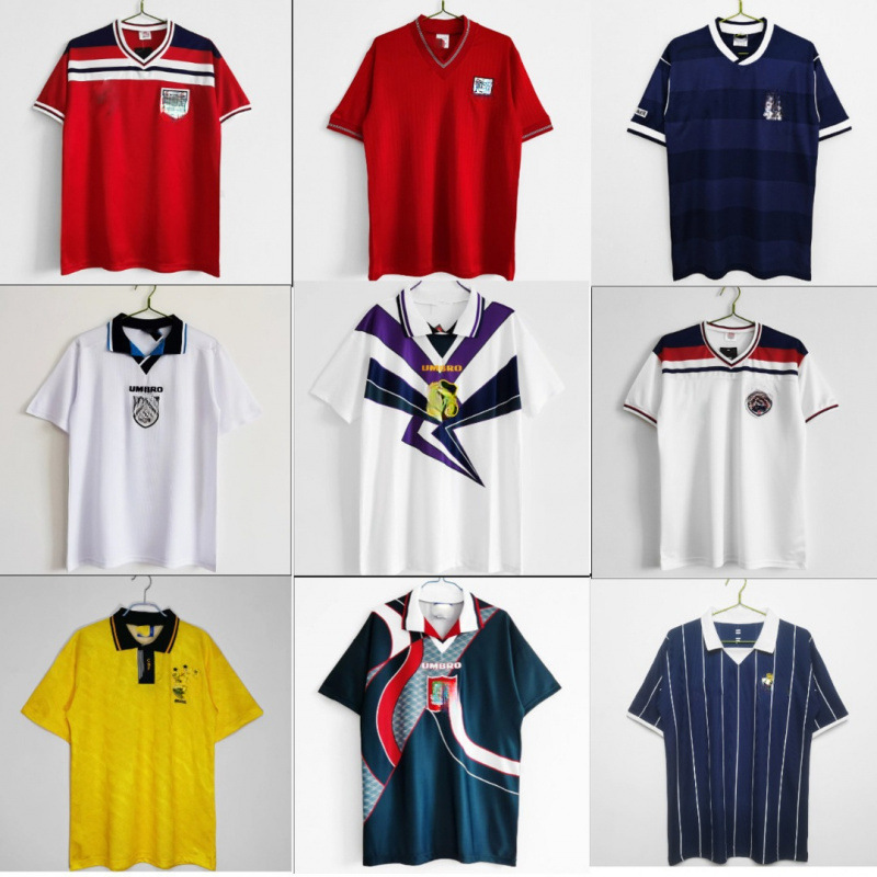 1986 Retro European World Cup Cup England Wales Japan South Africa Jamaica Brazil Football Jersey