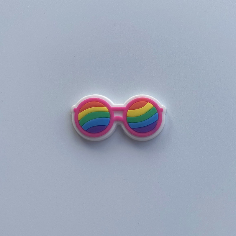 Amazon transfronteriza zapatos flor paz amor PVC de dibujos animados de goma suave agujero zapatos accesorios zapatos decoraciones accesorios en stock