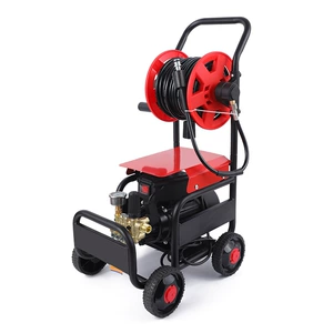 Leishibao Household High-Pressure Car Washing Machine 220V Motor-Driven Washing Machine with 10m Hose Reels for Car Cleaning