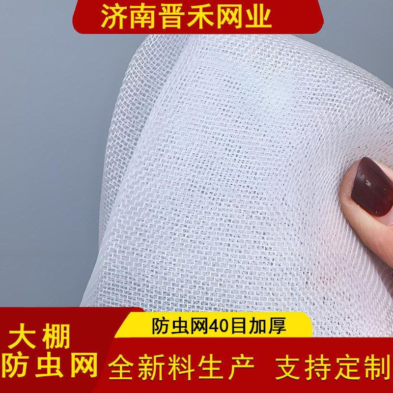 大棚防虫网40目加厚厂家现货大棚菜地果园透气透光耐用防虫网防蚊