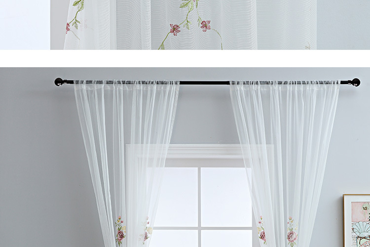 Fertiger amerikanischer bestickter Vorhang, halbverdunkelnd, für Wohnzimmer/Schlafzimmer/durch die Gardinenstange_voghion.com