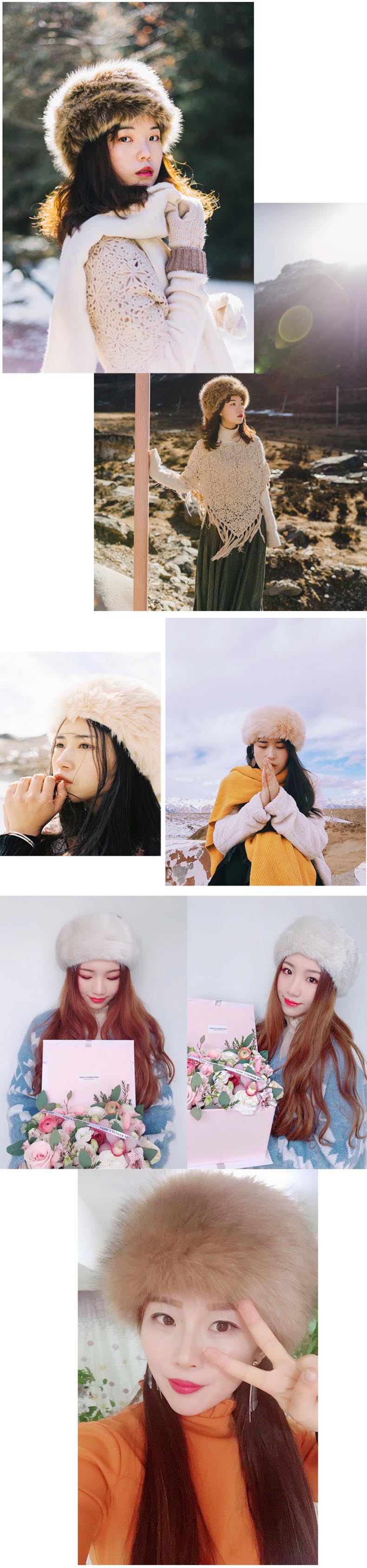 210g Weight Visor cap Hats Type Outdoor Occasion Women's Vintage Style Exaggerated Solid Color Eaveless Visor Cap