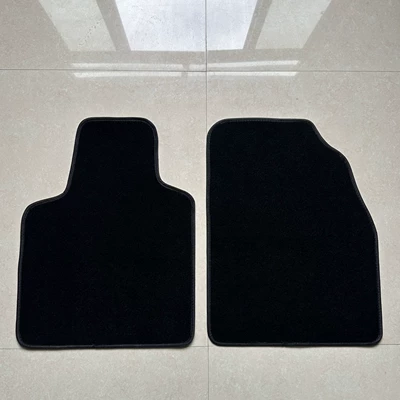 Car Velvet Non-Slip Floor Mats, Universal Foot Pad - hard-carpet-for-driver-and-passenger-universal-two-piece-package