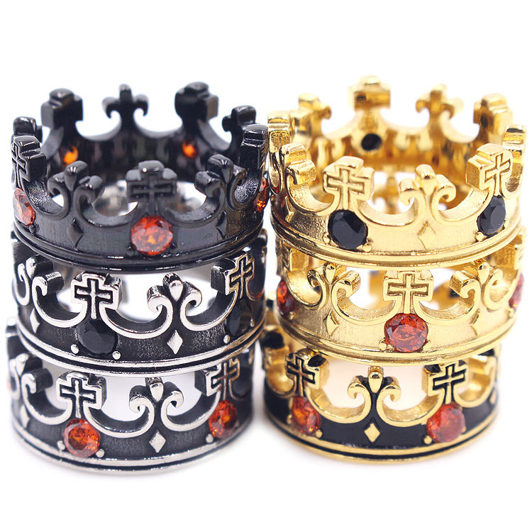 Crown Red Diamond Ring - Variation