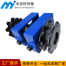 3倍速张紧座 BS30-C212A倍速链条38.1节距链轮齿轮调节座涨紧