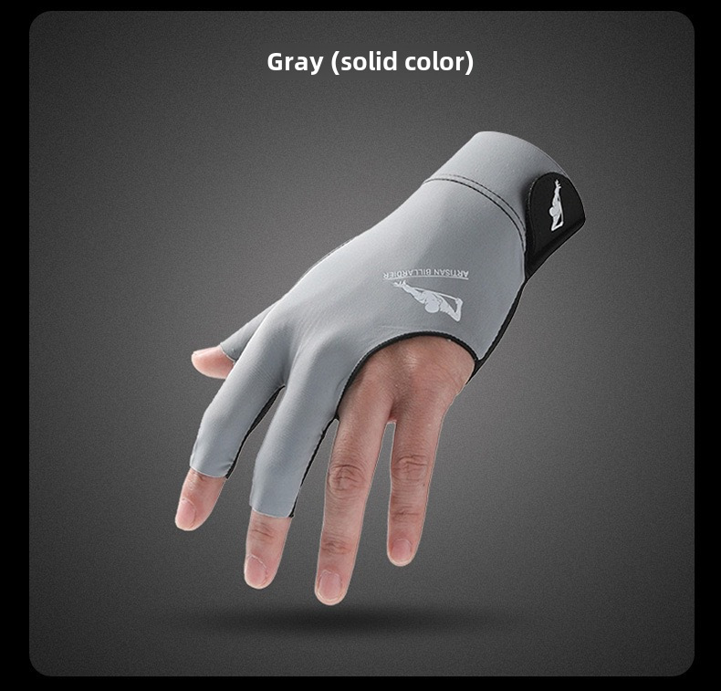 Billiards Gloves Sunscreen Men's and Women's Outdoor Snooker Non-slip Casual Thin Summer Cycling Single Pack_maomaolike.com
