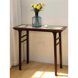 红木供台桌酸枝条案琴小茶台云石明式平头案几花几条玄关桌家具