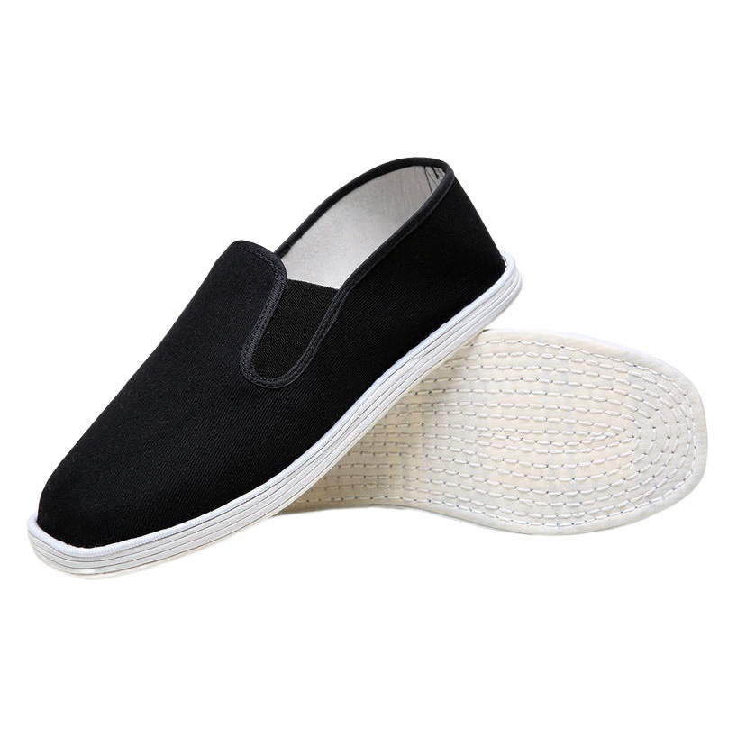 Old Beijing Cloth Shoes for Men, Casual Handmade Thousand-Layer Sole, Vintage Style, Breathable, Durable, Comfortable and Breathable