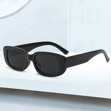 欧美时尚网红猫眼墨镜女款高级感小框太阳镜个性潮流防紫外线眼镜