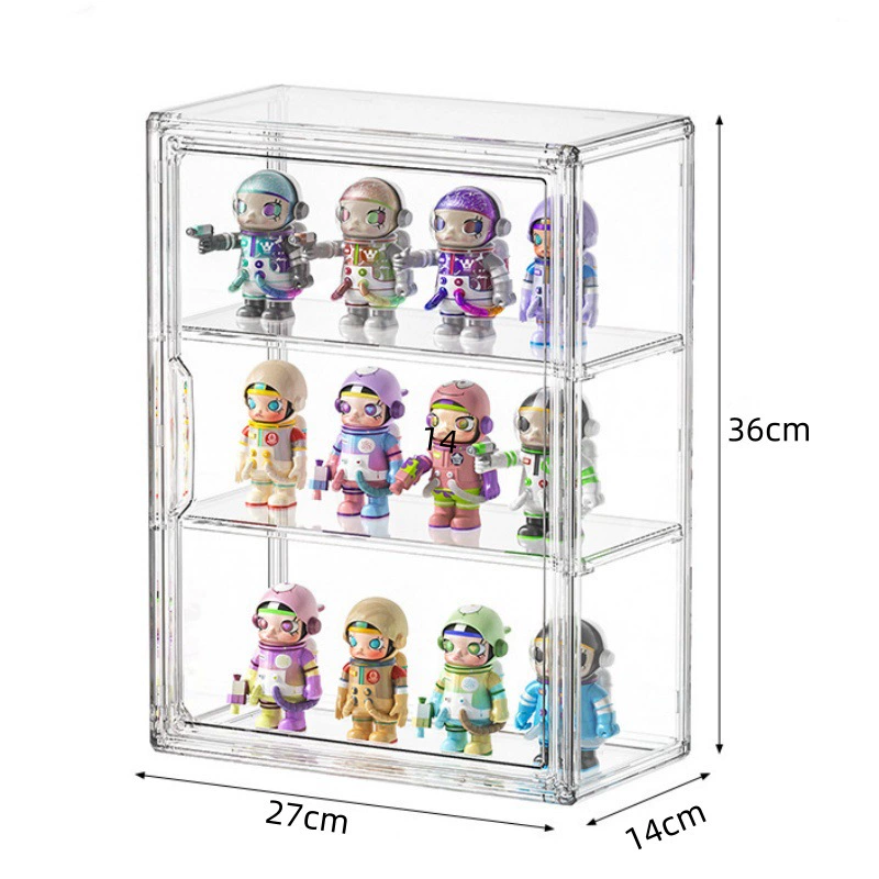 Storage system, stand, box, minifigure, acrylic doll