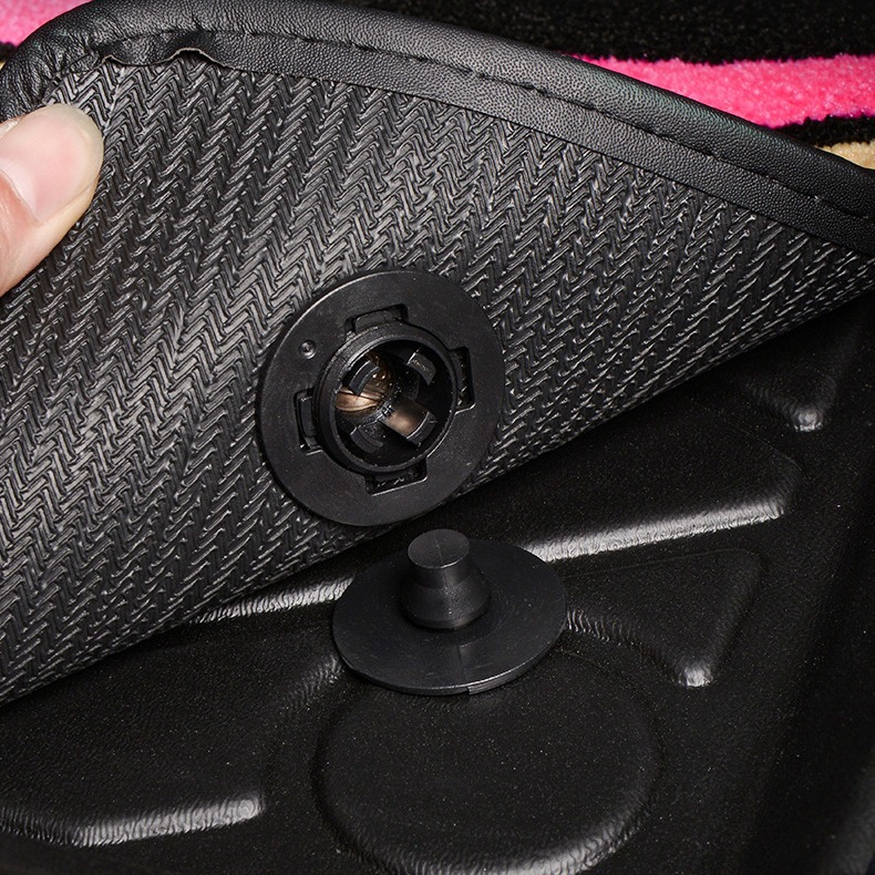 Conveniente para XT5 TPE coche pie estera doble capa más resistente al desgaste lavable hebilla fija libre desmontaje material impermeable