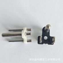 美规三插 内架  UL 125V 电源线插头五金铜脚 空心插脚支架