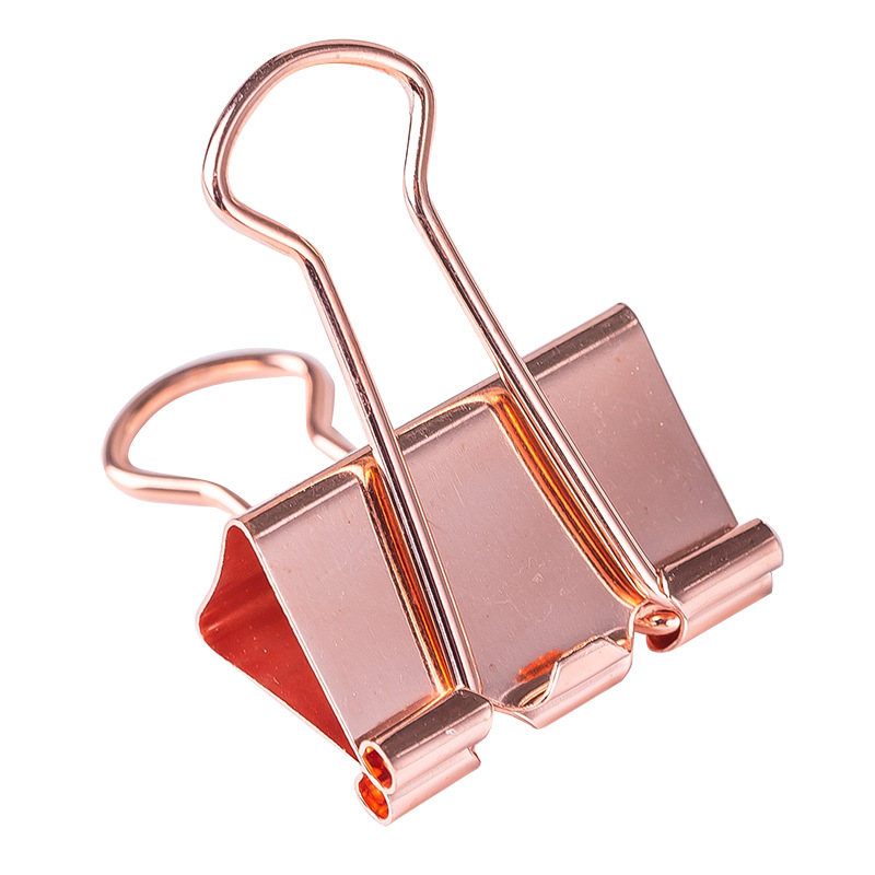 Déli 78200 oro rosa, portabilletes de cola larga, portabilletes de oficina de negocios 25 / caja