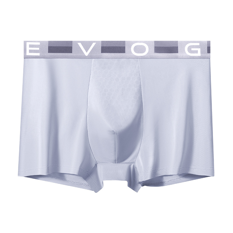 Pantalones frías de verano, pantalones de máscara de seda de hielo para hombres, pantalones de entrepierna antibacteriana, pantalones de cintura transpirables para hombres.