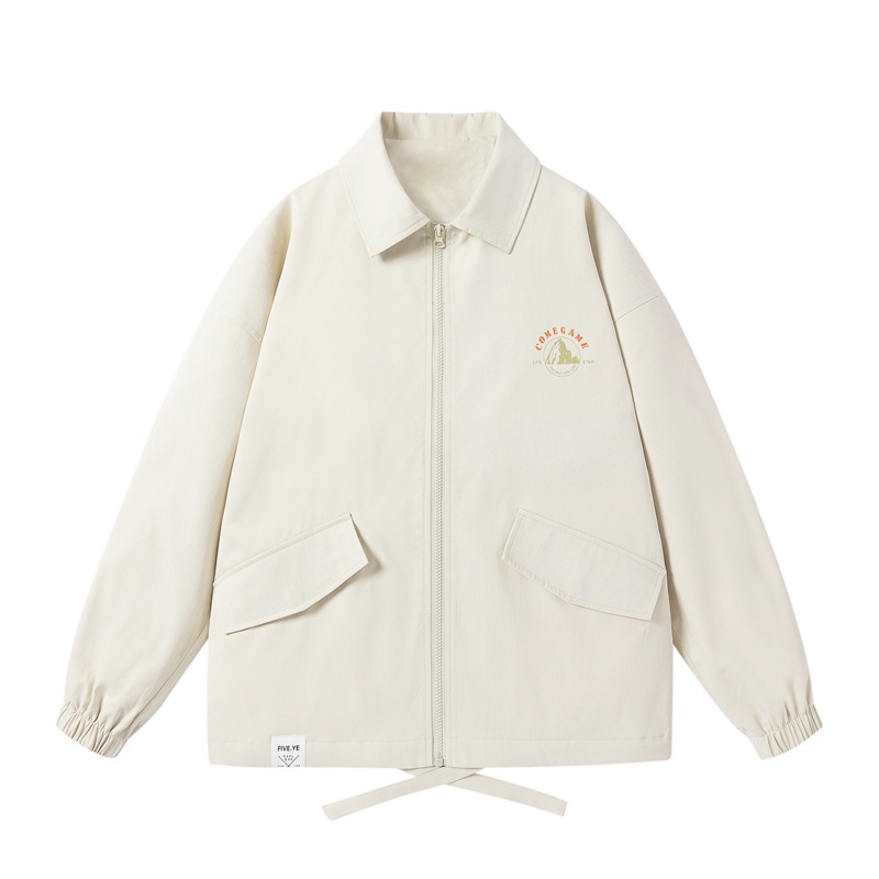 2024 chaqueta de otoño chaqueta de moda de hombre chaqueta de pareja casual suelta chaqueta superior versátil