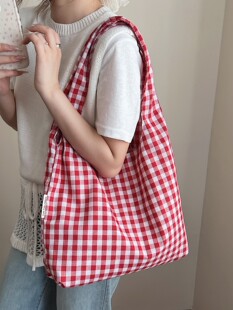 Retro capacious vest, universal shopping bag, Korean style