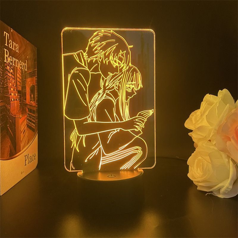 Usb nightlight, I really didn't want to be reborn. Shen Youchu, Chen Hansheng, cartoon peripheral set up a card to hold a led lamp Zhuo pendulum