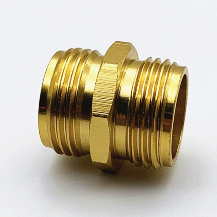 Американский 3/4 двусторонний внешний зубчатый соединитель, садовый шланг, гнездовой разъем, стыковочный адаптер, садовый 6-точечный двойной внешний зубчатый соединитель