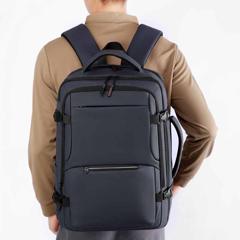 New Men's Backpack, Large Capacity, Fashionable Travel Backpack, Temperament Business Computer Bag, Trendy Backpack, Large Bag