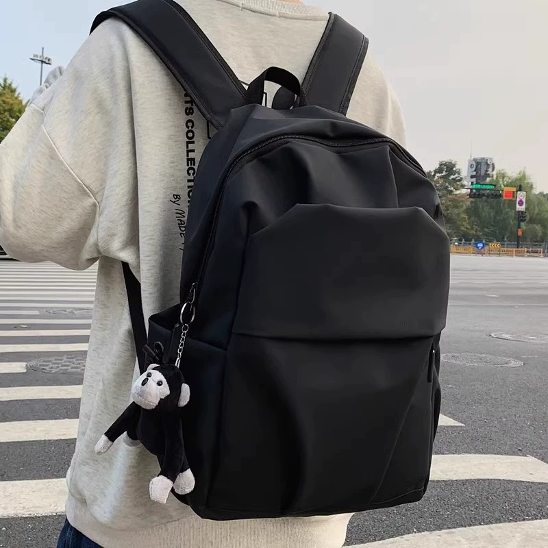 Водонепроницаемая нейлонная ткань корейская версия сумки на плечо большой емкости студенческая школьная сумка мужская складка повседневного путешествия компьютерный рюкзак