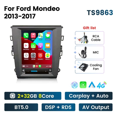 DVD Navigation 13 Mondeo vertical screen - ts9863-eight-nuclear-232-netcom-edition