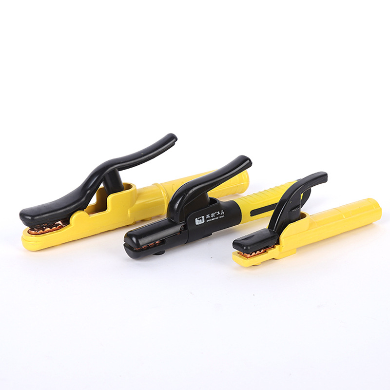 Doble camello estilo europeo pinza de soldadura eléctrica elfado forjado pinza de soldadura eléctrica pinza a prueba de fugas eléctricas a prueba de escaldado grueso pinza de soldadura al por mayor image 4