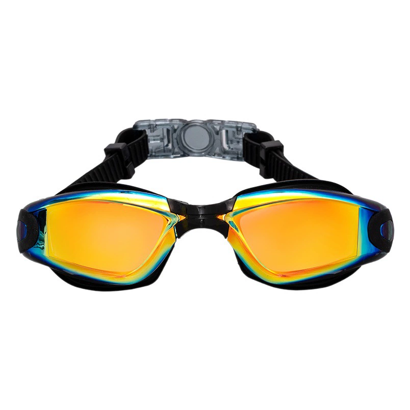 Очки для плавания для взрослых, силиконовые, водонепроницаемые, с защитой от запотевания, для мужчин и женщин, с высокой четкостью изображения, с гальваническим покрытием, для плавания, для трансграничной торговли на Amazon.