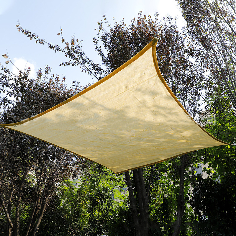 Outdoor sunshade sail Camping sunshade insulation net Four corner…