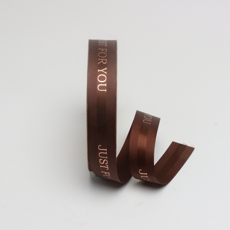 Dorado hilo flor ramo cinta 2,5 cm cinta floral regalo hornear vendaje arco material al por mayor