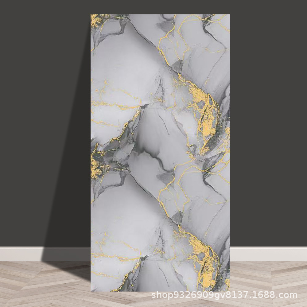 Autoadhesivo adhesivo de pared transfronterizo papel de pared de aluminio plástico imitación de azulejos adhesivo a prueba de agua a prueba de humedad papel de pared decorativo de fondo de baño