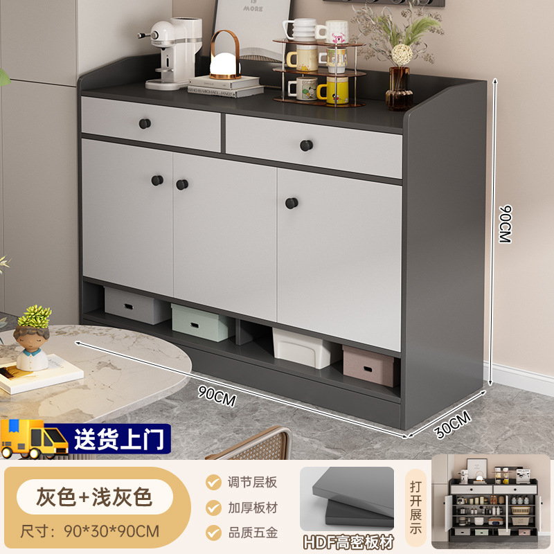 armario de comedor contra la pared, armario de almacenamiento moderno y simple, armario de almacenamiento, armario de almacenamiento, armario de té bajo, armario doméstico