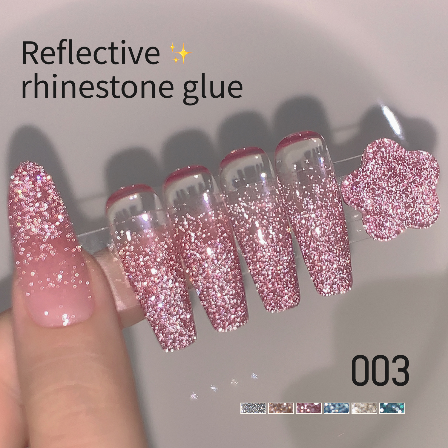 Esmalte de Uñas Gel Reflectante Secado Rápido, Brillante para Salón de Belleza y Manicura image 10