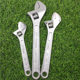 Wholesale adjustable wrench 12 inch manual large open-end wrench movable wrench movable wrench factory direct sales