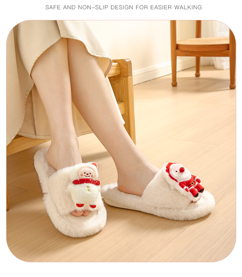 Women's Casual Cartoon Open Toe Cotton Slippers display picture 1