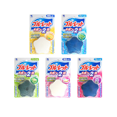 Xiao Lin Toilet Tank Bowl Cleaner Tablets, Household Toilet Cleaner with Deodorizing Blue Bubbles Toilet Freshener, 120g