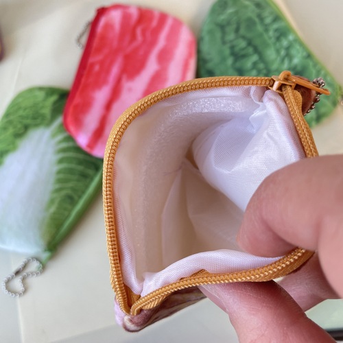 Cute Wallet Food Vegetable Plush Wallet Children's Money Bag Coin Key Holder Wallet LQB21