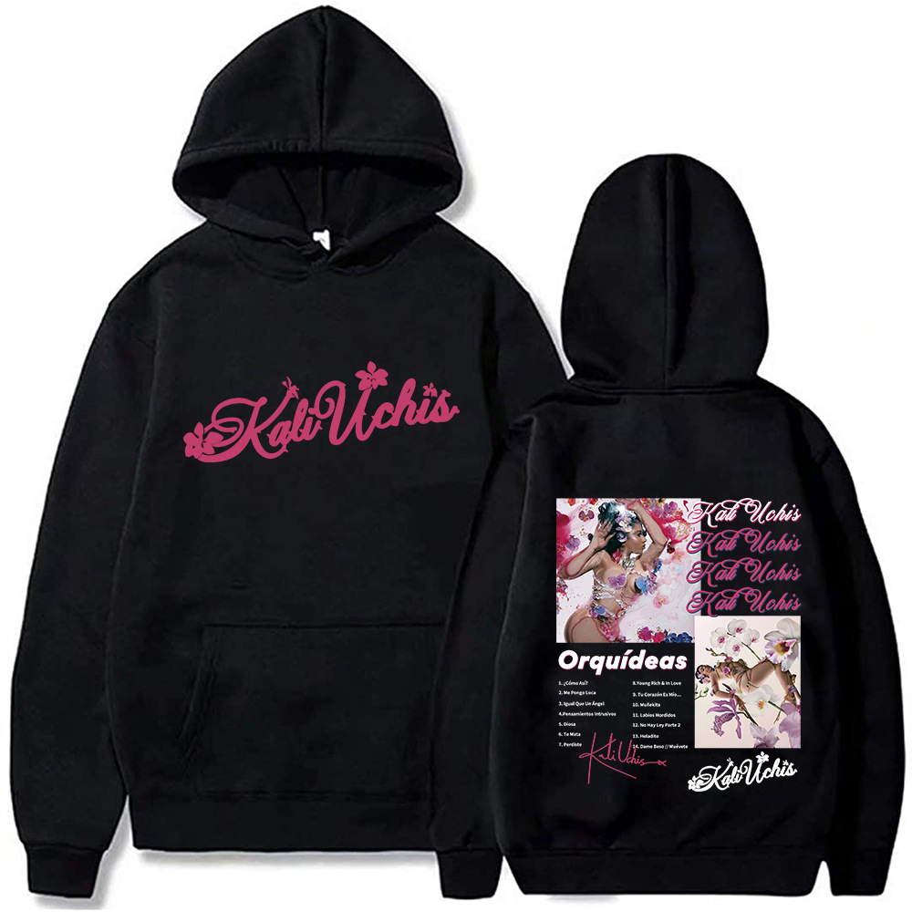 Kali Uchis Orquideas Album Hoodie Singer Merch Hip Hop